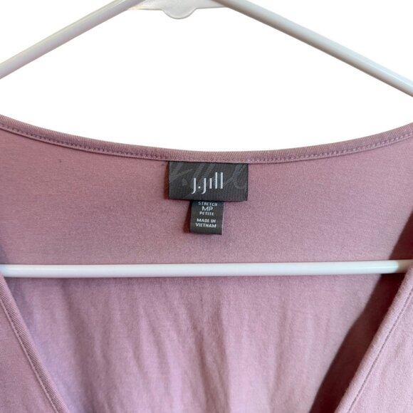 J. Jill Pink Short Sleeve Tunic Top - Picture 5 of 5